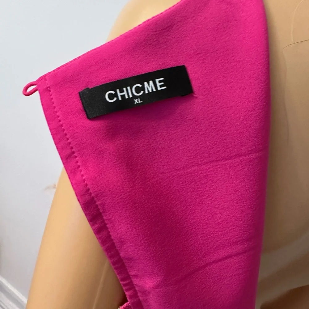 Chic Fuchsia Dress by ChicMe. Size XL - Picture 12 of 12